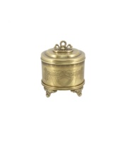 Vintage geïnspireerde metalen opbergdoos voor gedroogd fruit met meerdere compartimenten, multifunctioneel ontwerp, elegante deksel voor woonkameraccessoires