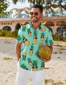 Chemise Hawaïenne Décontractée d'Été pour Homme Grande Taille en Polyester Imprimé avec Col Rabattu et Boutons, 160g – Collection Premium DENMIN APPARELS (ODM Personnalisé) - Product Image 2