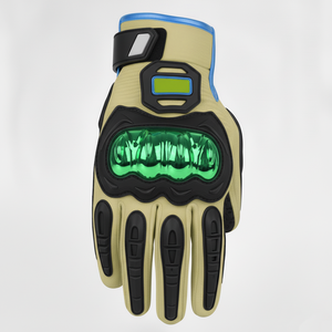 Guantes de Motocicleta de Cuero con Protección de Alta Calidad para Hombre, Guantes Deportivos de Cuero Acolchado - Product Image 5