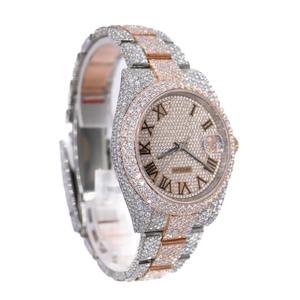 Reloj de Diamantes de Lujo de la Mejor Calidad para Mujer, Correa de Acero Inoxidable, Resistente al Agua, para Fiestas, Disponible para la Venta - Product Image 1