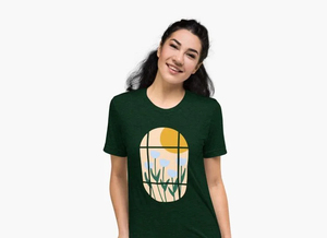 T-shirts courts en coton vierge de haute qualité personnalisés, style vintage, pour femmes - Product Image 2