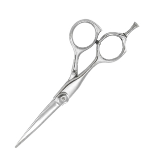 Ciseaux de coiffure professionnels en acier inoxydable à pointe affûtée pour droitiers, à long manche, pour couper les cheveux - Product Image 4