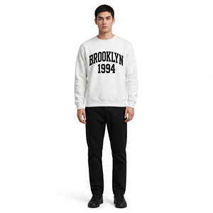 Sweat-shirt en coton imprimé pour homme, manches régulières, col rond, tricoté, vêtements d'automne de BD - Product Image 5