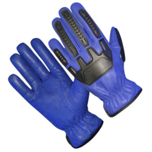 Top Grade Heavy-Duty Goat Grain Leather Mechanic Safety Gloves <b>Comfortable</b> Abrasion Heat Fire Resistant Anti-static - Product Image 5