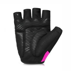 Gants de cyclisme d'été personnalisables pour VTT et vélo de route, ajustables, respirants, rembourrés, demi-doigts, unisexe, avec fermeture auto-agrippante - Product Image 6