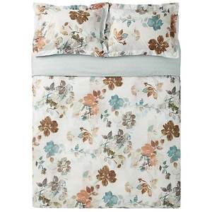 Juego de edredón de algodón de hilo alto Acabado estampado moderno Durable y fácil de lavar para cambio de imagen de dormitorio con tamaño flexible - Product Image 1