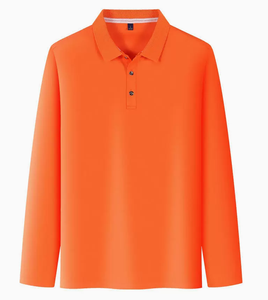 เสื้อเชิ้ตแขนยาวลำลองผู้ชาย YISICHEN ขายดี ลายเรียบ ผ้าถักโพลีเอสเตอร์ 100% น้ำหนัก 200 กรัม แห้งเร็ว - Product Image 3