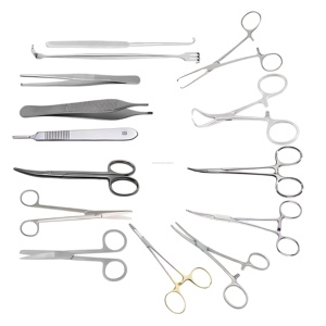 Juego de 14 Instrumentos Quirúrgicos Dentales Ortopédicos de Acero Inoxidable de Grado Hospitalario, Reutilizables, Autoclavables, con Certificación CE ISO - Product Image 6