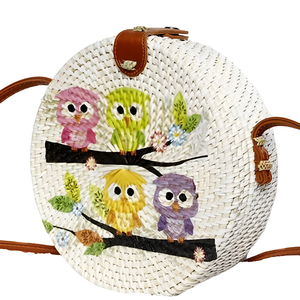 Sac de plage en rotin tissé à la main, sac en rotin en gros, prix compétitifs directement de l'usine, couleur personnalisable - Product Image 2