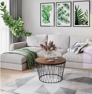 Mesa de Centro Redonda de Lujo, Hecha a Mano, Decorativa, Moderna, para Sala de Estar, Estilo Contemporáneo, de Metal - Product Image 2