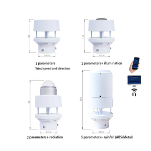 Anemômetro Digital de Medição OEM HONDETECH RD-WDC2E, <span class=keywords><strong>Sensor</strong></span> Automático de Velocidade e Direção do Vento Ultrassônico Rs485 em ABS - Product Image 2