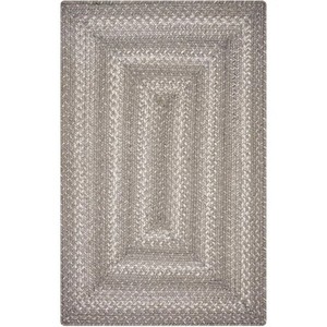 Tapis en jute tressé rectangulaire à motif géométrique, style farmhouse, antidérapant, à poils ras, pour la décoration du salon - Product Image 4