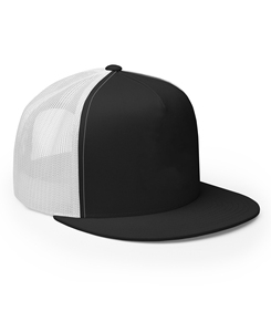Gorra Trucker Ligera Unisex de Malla Blanca y Negra, 6 Paneles, Ajustable, Diseño Sólido, Casual, Primavera/Verano, MOQ Bajo - Product Image 1