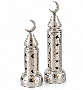 Décoration de Ramadan personnalisée en métal, minaret de mosquée, centre de table, pour la maison, le salon, ornements de table musulmans faits à la main, vente en gros - Product Image 1