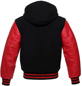 Wholesale Spring OEM Custom Winter Vintage School College <b>Men's</b> Jackets Coat Wool Letterman Bomber Baseball Varsity Jacket <b>Man</b> - Product Image 5
