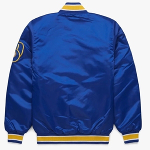 Nouvelle veste universitaire en satin USA 2026, personnalisable avec logo, pour homme, style bomber, vêtement de sport tendance, haute qualité, commande en gros - Product Image 2