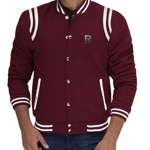 Veste Letterman pour homme en tissu durable, coupe confortable, veste légère - Product Image 5