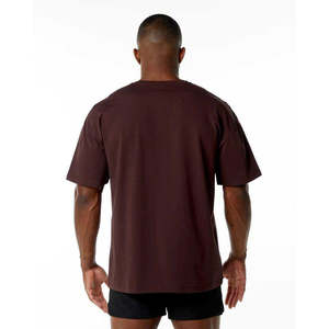 Camiseta de Hombre, Color Chocolate, Corte Regular, 100% Algodón, Cuello Redondo, Informal, Verano, Básica, Secado Rápido, Personalizable con Etiqueta Privada - Product Image 2