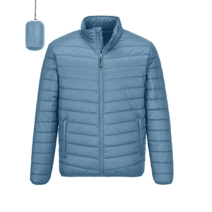 Veste imperméable personnalisée de haute qualité pour hommes, design léger et matelassé, vêtements décontractés d'hiver, vente en gros de vestes matelassées personnalisées - Product Image 1