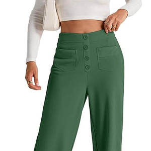 2026 Famous Designer Ladies Pant Cotton Women Trouser Best High Quality Made Women Trousers - Product Image 6