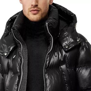 Ventes chaudes 2026 : Doudoune unisexe d'hiver grande taille pour homme, fermeture éclair, couleur unie, prix de gros disponibles - Product Image 6