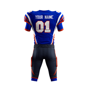 Uniforme de football américain personnalisé en gros pour l'été – Léger, respirant, séchage rapide, anti-humidité, coupe courte – Idéal pour les écoles et les clubs - Product Image 5