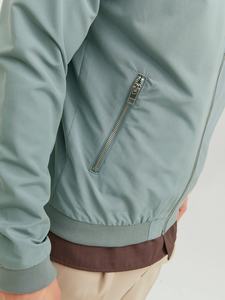 เสื้อแจ็คเก็ตนักบินลำลองแบบสปอร์ตสำหรับผู้ชาย ปี 2026 ขายส่งแบบ OEM คอตั้ง ปักโลโก้ด้านหน้า เหมาะสำหรับฤดูหนาว - Product Image 4