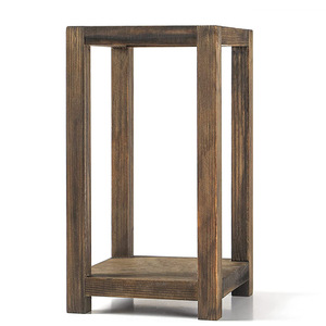 Centro de Mesa de Madera LANJO con Portavelas Integrado para Velas y Coronas, Decoración Rústica de Madera para Velas - Product Image 5