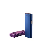 Accessoires de fumeur classiques personnalisés OEM ODM, briquet électrique portable rechargeable USB Type-C arc-en-ciel, pour acheteurs en gros