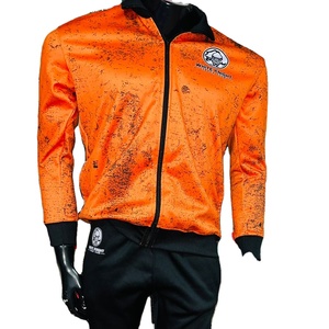 2024 moda Casual desgaste cómodo hombres chándal para la venta pulóver mangas completas Color negro con capucha canguro bolsa todos los colores - Product Image 1