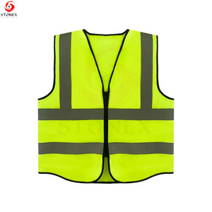 Gilet de sécurité réfléchissant pour homme de classe 2 ANSI, bande réfléchissante argentée, léger et respirant, vêtements de travail pour usine et circulation routière - Product Image 3
