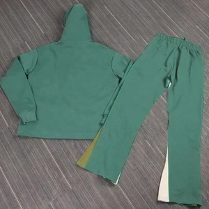 High Quality Unisex <b>Plus</b> Size Sweatpants Hoodie Set Sports Suit Track Suits <b>Trousers</b> Two Piece Jogging Training Wear 100% Cotton - Product Image 5