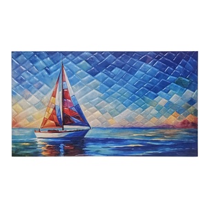 Panel Decorativo de Pared 3D con Impresión UV y Relieve Metálico, Decoración para Sala de Estar, Arte Mural, Tamaño y Forma Personalizables - Product Image 1