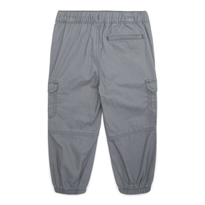 Pantalon cargo unisexe pour bébé et tout-petit, à carreaux, délavé, avec poches latérales, coupe ample, taille élastique, best-seller - Product Image 5