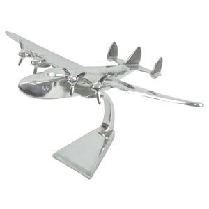 Modèle d'avion artisanal en métal, sur mesure, moulé à la main, finition polie brillante, avec hélice et base, fabriqué en Inde - Product Image 5