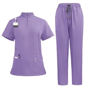 Nouveaux gommages pour infirmières et médecins à usage hospitalier Ensembles uniformes de gommages d'infirmière médicale lavables les plus vendus - Product Image 6