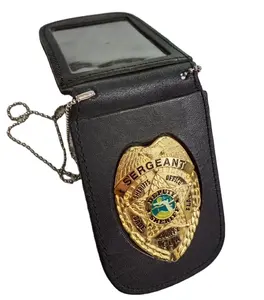 Leather Badge Holder Wallet/ Badge Holder Cases/ ID Card Holder