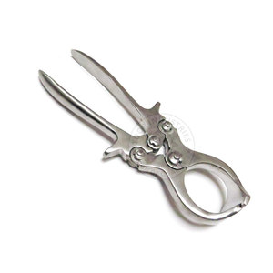 Premium Quality Burdizzo Bloodless Castration Forceps with Bend <b>Locker</b> Veterinary Clamp Livestock Surgical Instrument By Tegra - Product Image 1