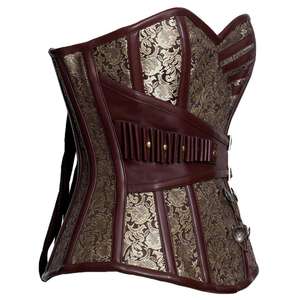 Corsets Vintage pour Femmes, Sexy, Sculptants, Respirants, Modernes, en Brocart, pour Grandes Tailles - Product Image 4