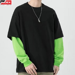 Camiseta de Doble Capa de Última Moda, Material Transpirable y Suave, Estilo Moderno y Elegante para Hombres y Mujeres, Ropa Casual Diaria para Actividades al Aire Libre - Product Image 1
