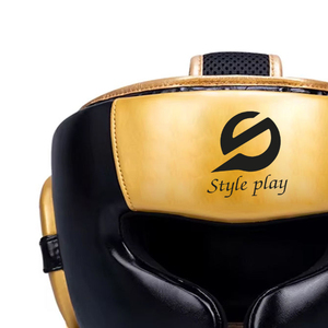 Buen Proveedor, Servicio OEM/ODM, Protector de Cabeza de Boxeo de Cuero PU Ligero y Ecológico de Alta Calidad con Logotipo Personalizado - Product Image 2
