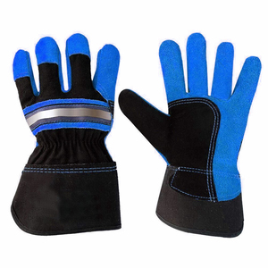 Guantes de Trabajo de Alta Resistencia para Protección Industrial, Guantes de Seguridad de Cuero Vacuno de Primera Calidad para Jardinería - Product Image 1