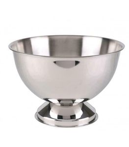 Bol à punch classique en acier inoxydable avec poignées dorées, idéal pour les fêtes, refroidisseur de champagne et de vin, bac à fête, prix le plus bas - Product Image 6