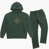 Wholesale Heavyweight Winter Mens Maternity Flare Stacked 100% Cotton Loose Fit Breathable Tracksuit Sweatpants and Hoodie Set - Product Image 6