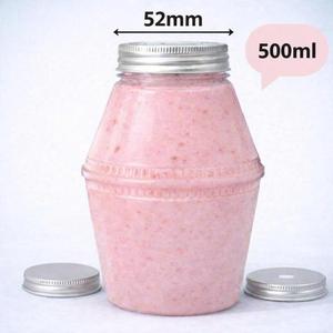 Botella Transparente de PET de 500 ml para Bebidas Lácteas Binggrae, Forma Cilíndrica, Tapa de Rosca, Orificio para Pajita, Impresión Digital y Serigrafía - Product Image 5