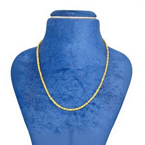 Cadena Bahubali de Oro Sólido de 22K, Clásica para Bodas y Fiestas, para Hombres y Mujeres, Collar de Eslabones para Uso Diario, Joyería Fina Unisex, Regalo - Product Image 1