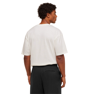 เสื้อยืดออกกำลังกายผู้ชายไซส์ใหญ่ พิมพ์ลายกราฟิก ระบายอากาศได้ดี เหมาะสำหรับการฝึกซ้อมกีฬา ทรงหลวม ใส่สบาย สีขาว - Product Image 3