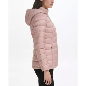 Chaqueta de Invierno Acolchada para Mujer de Alta Calidad, Abrigo Cálido con Capucha, Resistente al Viento e Impermeable, Ropa de Exterior, Logotipo Personalizado OEM - Product Image 3
