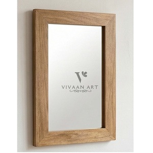 Espejo de Pared Redondo de Madera Estilo Art Deco, Ecológico, para Dormitorio Moderno, Sala de Estar y Entrada - Product Image 6