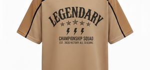 T-shirts pour hommes à manches courtes en coton 100% tricoté surdimensionné 300 GSM anti-plis style Hip Hop, Fabricant OEM - Product Image 6